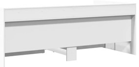 fehér kanapéágy fiókkal matrac nélkül 100x200 cm