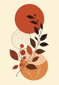 Poszterek nappaliba boho modern 70x100cm Árnyalat