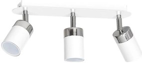 JOKER spotlámpa 3xGU10/25W/230V fehér/fényes króm
