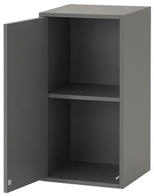 Boxie 1 ajtós fali szekrény 80x40x37 cm antracit
