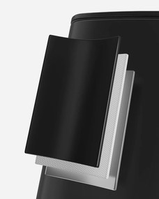 30 literes konyhai szemetes, belső vödörrel, fekete színben