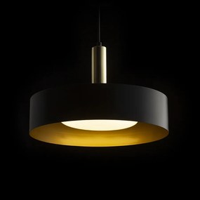RENDL GIULIA 40 závěsná černá/zlatohnědá mosaz 230V LED E27 30W
