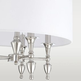 Cosmolight klasszikus csillár austin nikkel cosp05173ni-wh