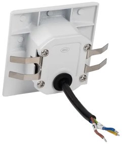 Kanlux 39141 - LED lépcsőlámpa mozgásérzékelővel EXIN 2,5W/230V 4000K IP65 fehér szögletes