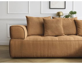 Mustársárga zsenília sarokkanapé (bal oldali-L alakú) Whesley – Bobochic Paris