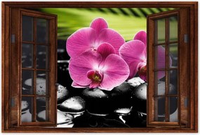 Poszterek 90x60 Spa Kövek és leanderek