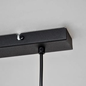 LED Csillár zsinóron TUBA 3xGU10/4,8W/230V fekete