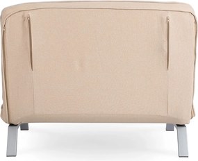 Kétszemélyes dönthető fotel bézs színben BART 2