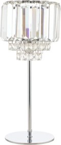 LAURA ASHLEY 3569659-Q VIENNA Kristály Asztali lámpa Fehér, Csiszolt króm G9 IP20