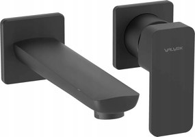 Valvex Falsík Alatti Mosdócsaptelep Loft Kifolyócsővel, Matt Fekete
