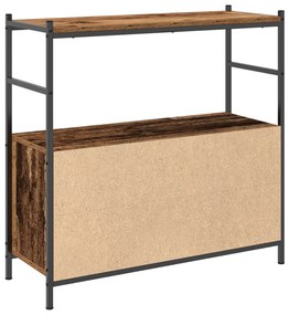 Könyvespolc Füstölt Tölgy 80x30x78,5 cm Műszaki Fa