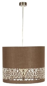 Csillár zsinóron ARABESCA 1xE27/60W/230V barna