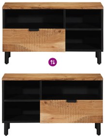 TV Szekrény 80x33,5x46 cm Tömör Akácfából