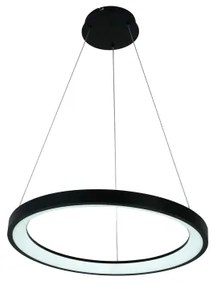 Brilagi - FALCON SLIM LED, dimmelhető kábeles függeszték LED/42W/230V, átm. 50 cm, fekete, távirányítóval