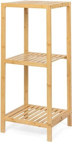 Natúr színű bambusz fürdőszobai polcos állvány 37x83 cm Skaren – Bonami Essentials