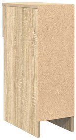 éjjeliszekrények fiókkal 2 db sonoma tölgy 20 x 36 x 60 cm