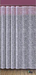 Mg Függöny 618/288 Fehér 170x180cm Kész Szalaggal K