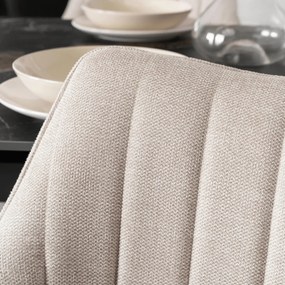 Krzesło Obrotowe MUMBAI Kremowe