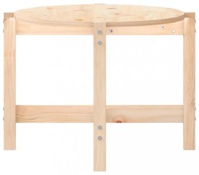 tömör fenyőfa dohányzóasztal 118 x 63 x 45 cm