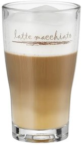WMF CLEVER & MORE latte macchiato pohár és kanál szett, 6 db
