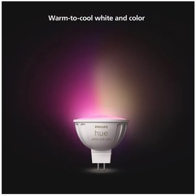 Philips Hue WACA GU5,3/MR16 LED RGBW 6,3W 12V állítható fényerő, 2000-6500K