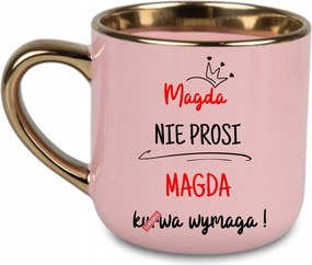 Elegáns bögre Magda nem kér Magda igényel Vita 400 Rózsaszín