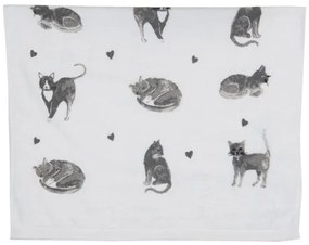 Konyhai kéztörlő pamut, 40x66cm, Cats and Kittens