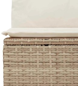 Kerti Kanapé Szett 5 pcs Beige és krém 100 x 55 x 73 cm