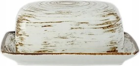 Nosztalgia Fehér Porcelán Vajtartó fehér/tejszín Alumínium Bogucice