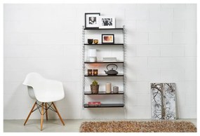 Libro háromszintes polc, hossz 70 cm - Metaltex