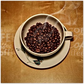 Poszterek 100x100 Aromás kávé