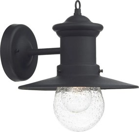 DAR LIGHTING SED1522 SEDGEWICK Klasszikus Kültéri Fali Lámpa Fekete, Átlátszó E27 IP44