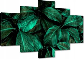 Vászonkép 120x80 Gyönyörű türkiz levelek