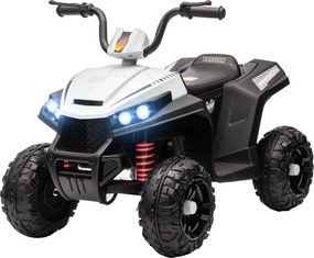 AIYAPLAY Elektromos Négykerekű Gyerekeknek 12V, 4-kerekű Felfüggesztéssel, MP3 Zenelejátszóval, Gyerekjármű Fényszóróval, Előre és Hátra Sebességgel,