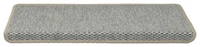 30 db zöld lépcsőszőnyegek öntapadós szizál kinézetű 65x21x4 cm