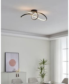 Eglo 901158-LED RGBW Dimmelhető mennyezeti lámpa CALAROSSA-Z LED/22W/230V fekete