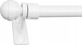 Mini Fém Függönykarnis 80 cm kihúzható 100 cm-ig Fehér