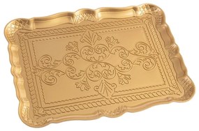 Aranyszínű szervírozó tálca 30,5x23 cm - Casa Selección