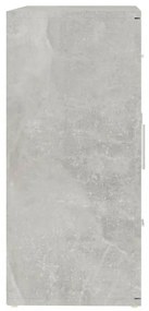 betonszürke szerelt fa tálalószekrény 91x29,5x65 cm