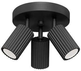 Fekete spotlámpa Gleam – Sollux