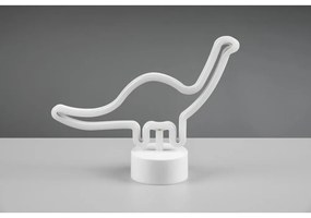 Fehér LED asztali lámpa (magasság 20 cm) Bronto – Trio