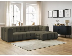 Zöld sarokkanapé (jobb oldali) Cloud – Bobochic Paris