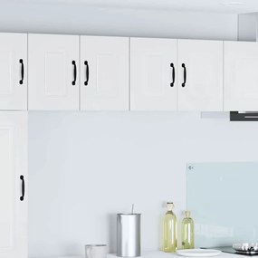 Fali konyhaszekrény 2 pcs Magas Fényű Fehér 60 x 31 x 40 cm