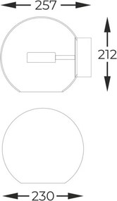 Zuma Line ENCELADUS W0428-01D-L4AC Függőlámpa 1x5W/LED 3000K 500lm IP20