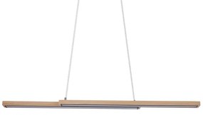 LED csillár zsinóron SENTO LED/19W/230V fa kivitel