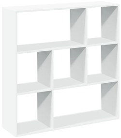 fehér szerelt fa térelválasztó könyvespolc 102x29x103,5 cm