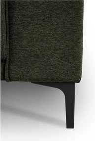 Zöld zsenília sarokkanapé (bal oldali-heverő résszel) Copenhagen – Scandic