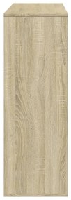 sonoma tölgy színű térelválasztó könyvszekrény 100x33x94,5 cm