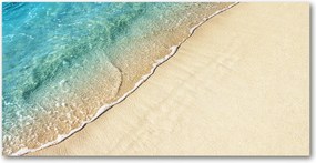 Konyhai panel Hullám a tengerparton 140x70 cm Ragasztó