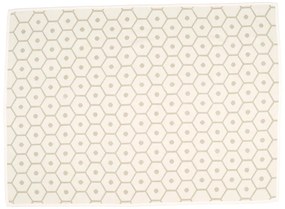 Krémszínű gyapjúkeverék takaró 140x180 cm Honey Sand – Pappelina